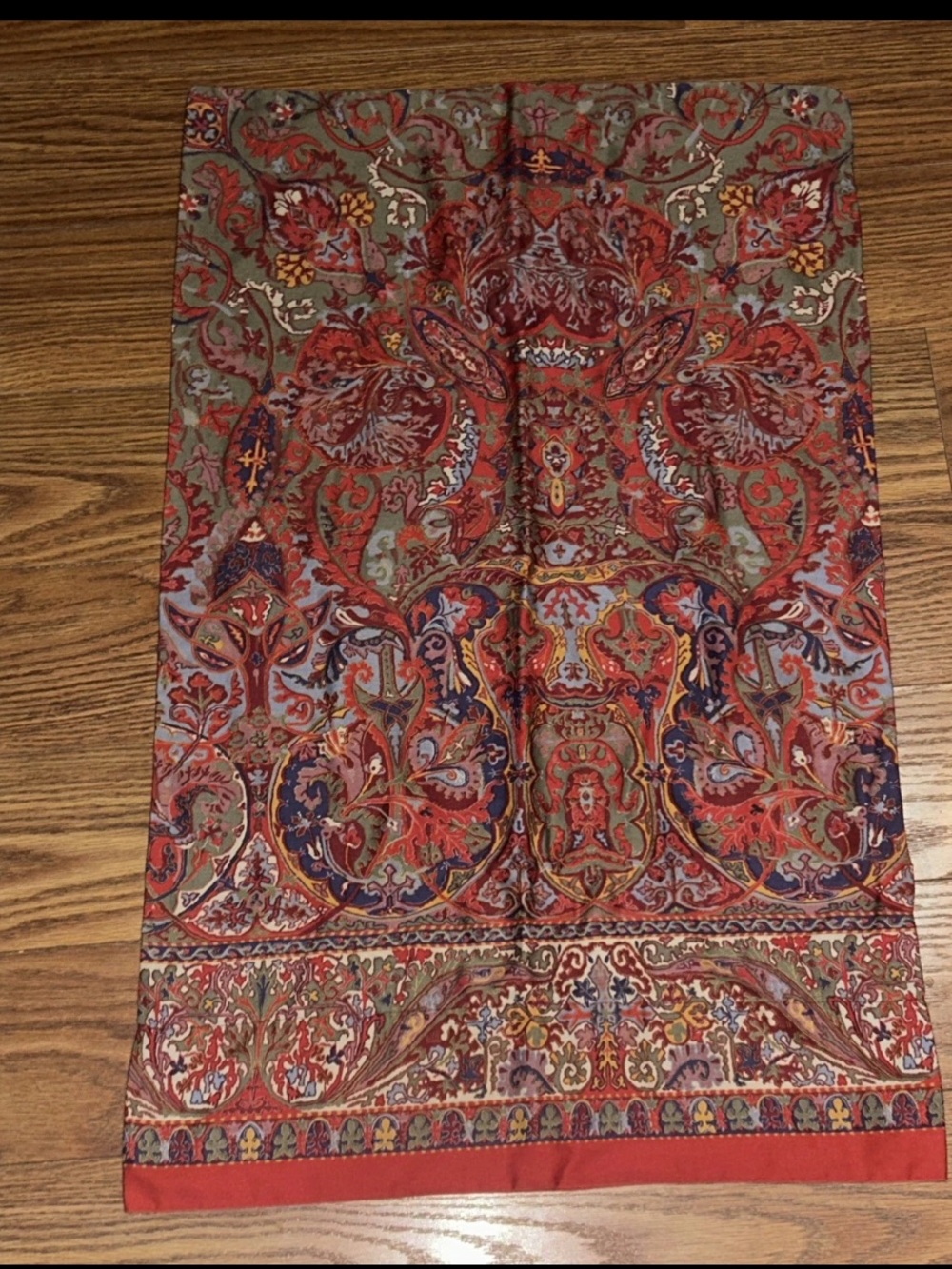 Vnt Ralph Lauren Galahad Standard Pillowcases 100% Cotton Sateen Paisley Classic